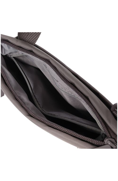 Hedgren Leonce Rfid Water Repellent Nylon Crossbody Bag In Sepia