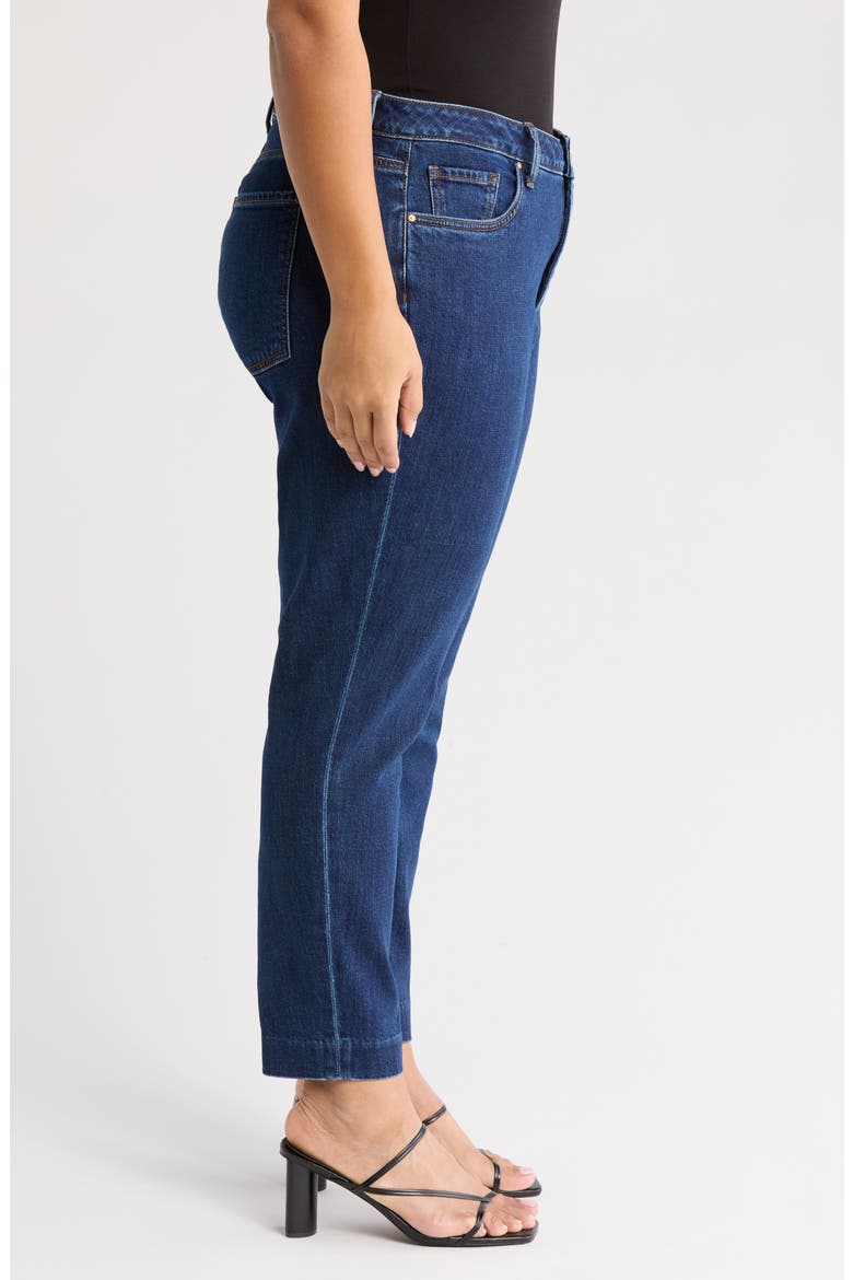 Reese High Waist Ankle Straight Leg Jeans, Alternate, color, HARNESS