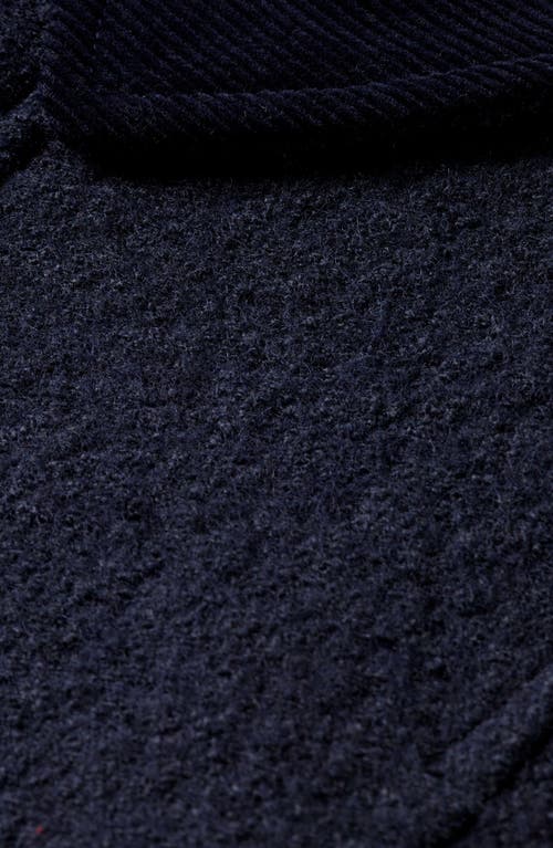 Scotch & Soda Kids' Wool Blend Coat In Blue