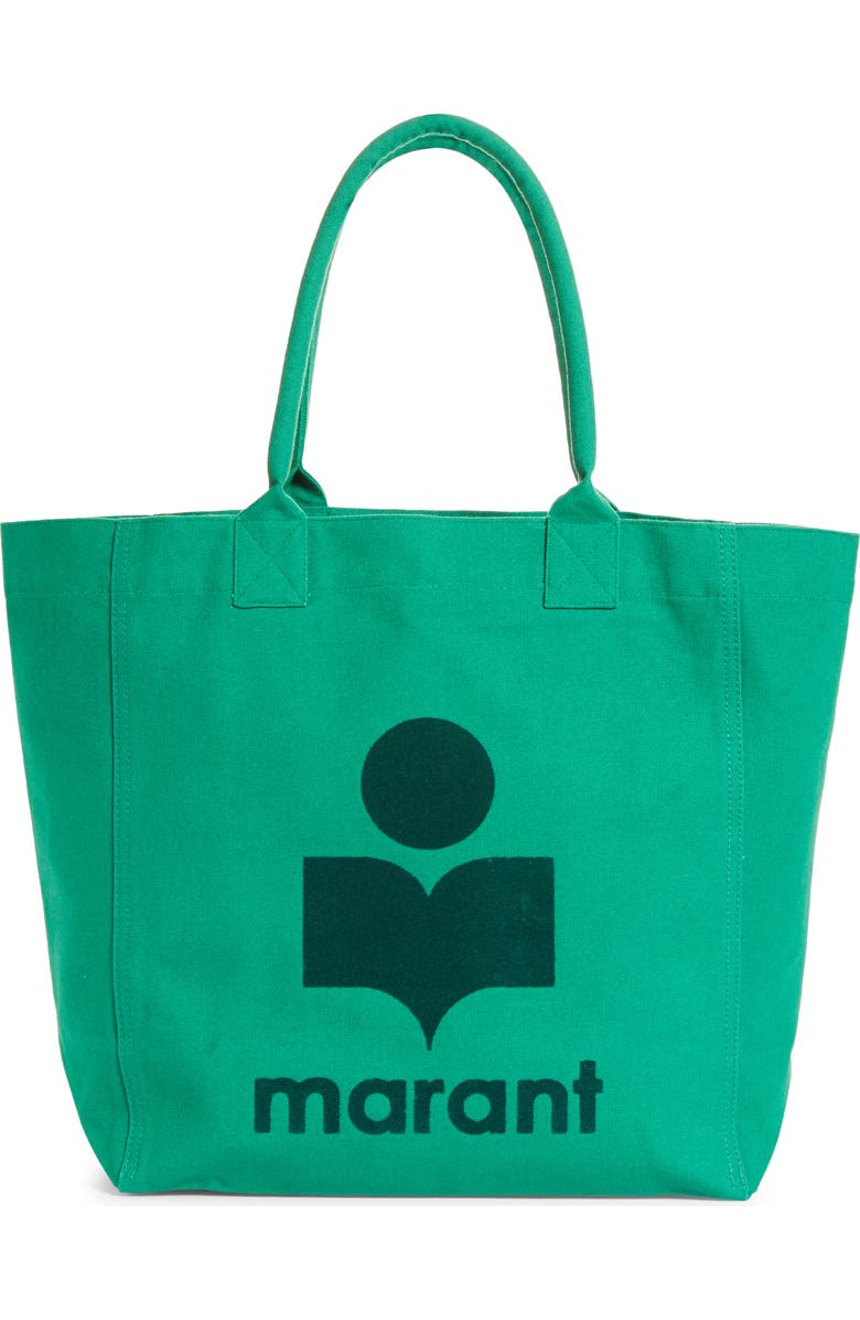 Isabel Marant Yenky Logo Canvas Tote, Main, color,