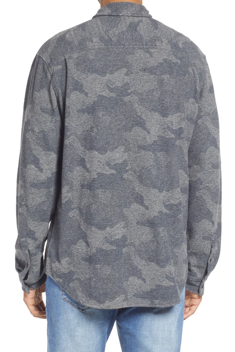 Berkeley Classic Fit Button-Down Shirt, Alternate, color, BLUE CAMO