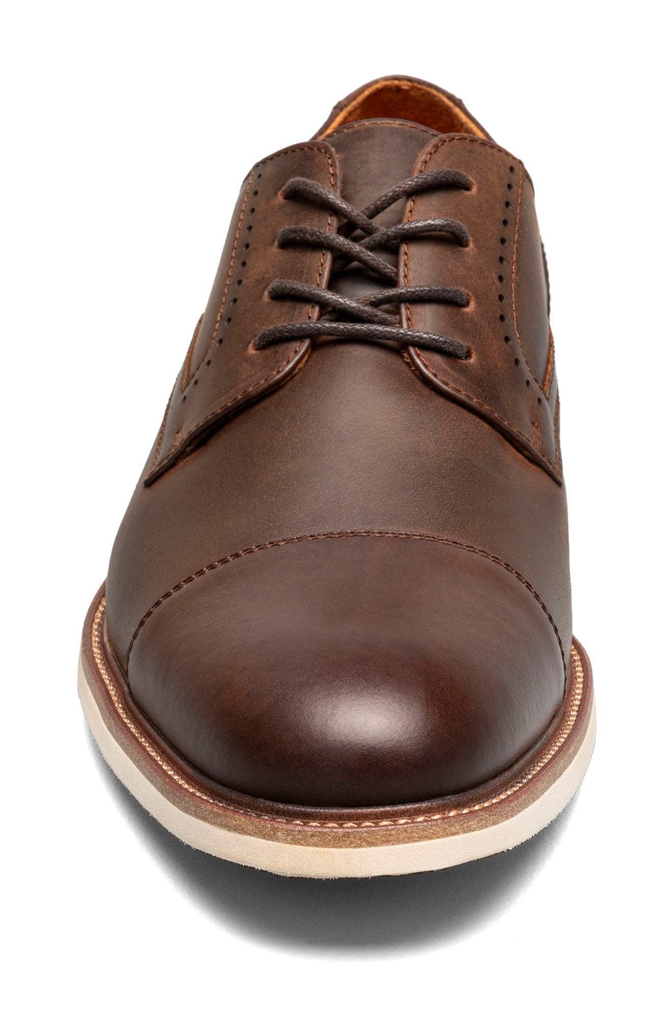 Wesbridge Cap Toe Derby, Alternate, color, BROWN