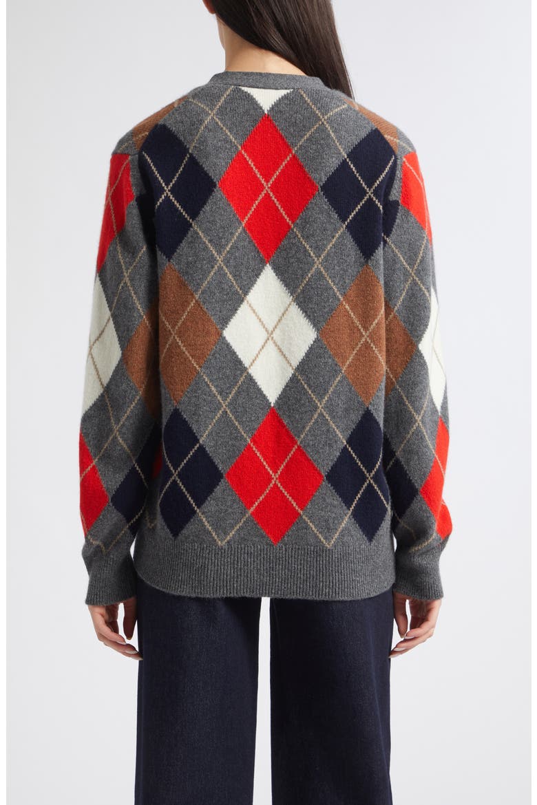 Ava Argyle Cardigan, Alternate, color, DERBY GREY