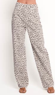 Petal & Pup Leila Print Wide Leg Jeans