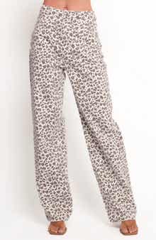 Petal & Pup Leila Print Wide Leg Jeans