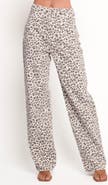 Petal & Pup Leila Print Wide Leg Jeans