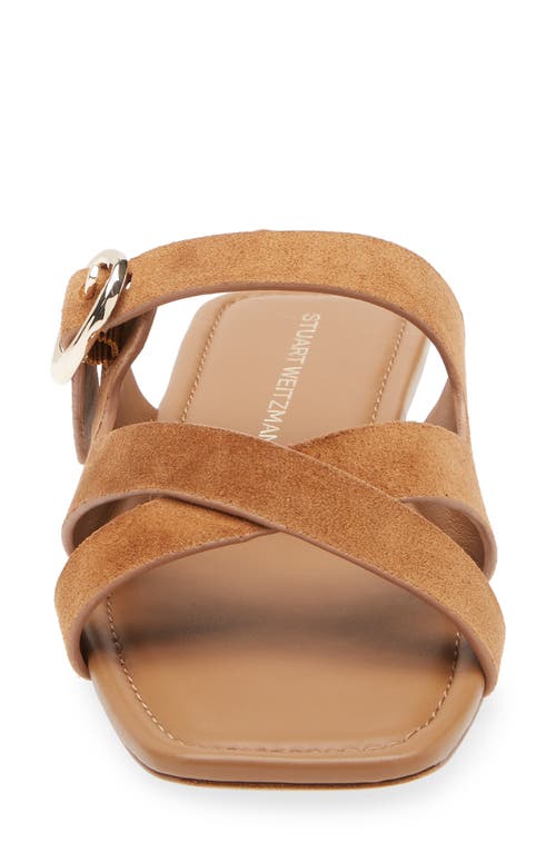 Stuart Weitzman Villa Suede Slide Sandals