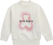Palm Angels Kids' Spray Bear Graphic Sweatshirt