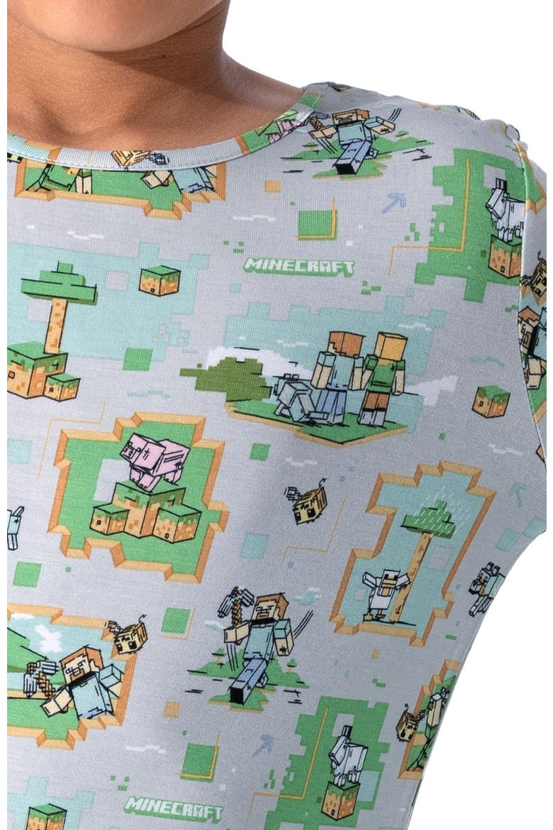 Kids' Minecraft Overworld Dreams Set of 2 Piece Pajamas, Alternate, color, Minecraft Overworld Dreams