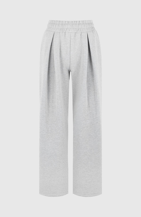 Fanny Straight Leg Box Pleat Joggers