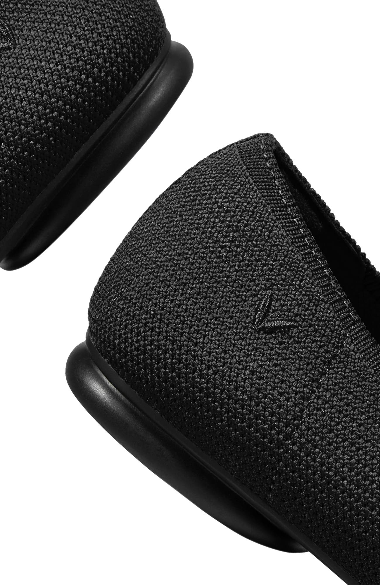 VIVAIA Almond-Toe Knotted Flats, Alternate, color, Black