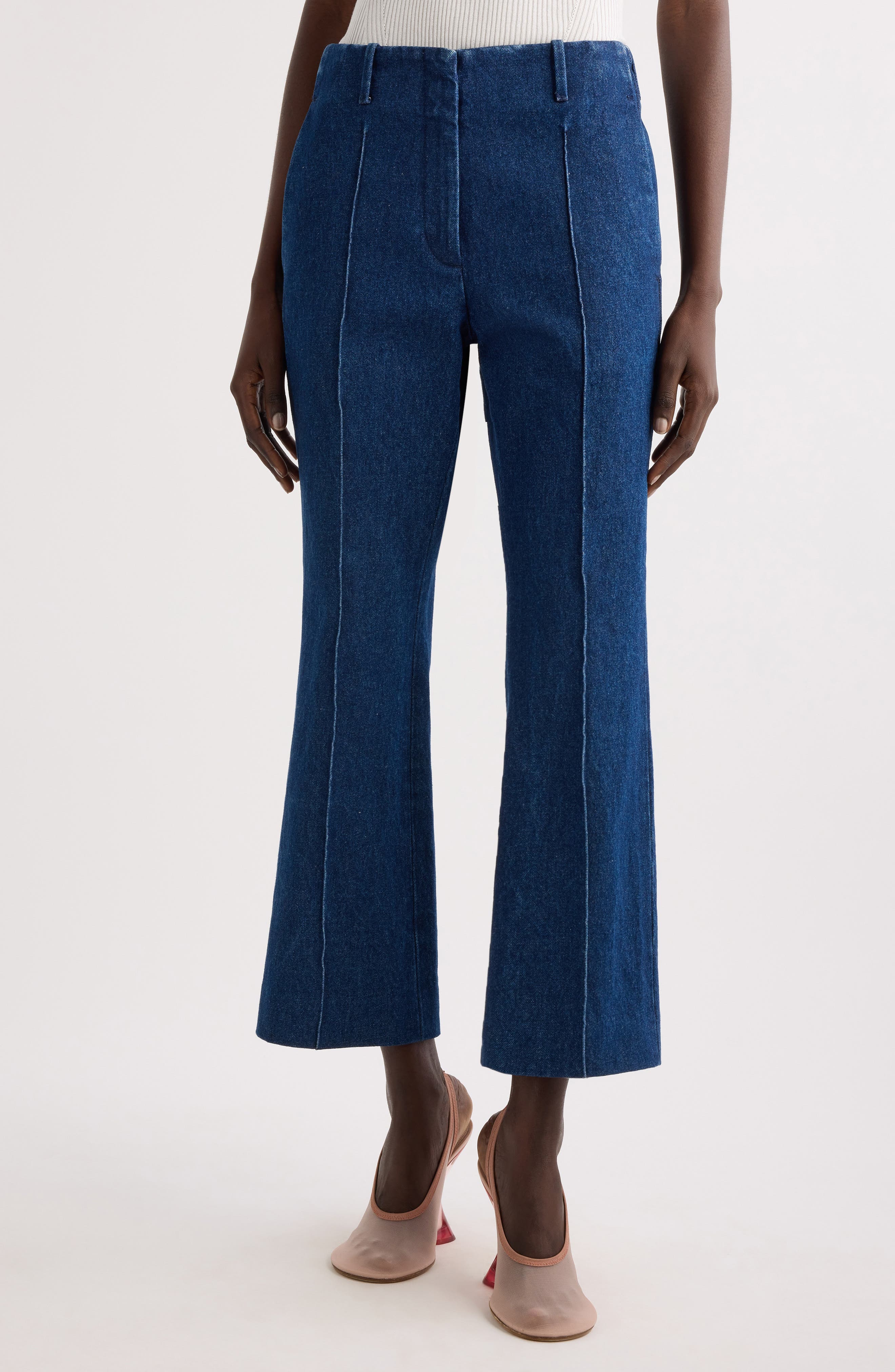 Dries Van Noten Crop Denim Pants