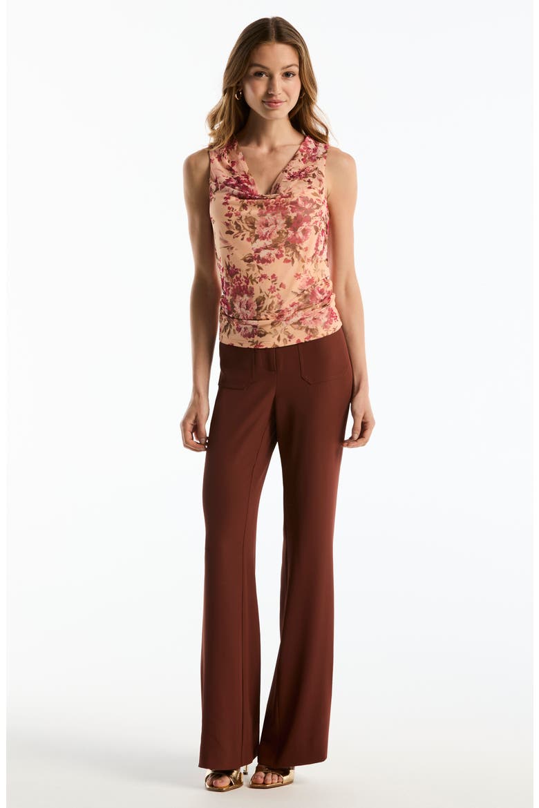 Cowl Neck Sleeveless Top, Alternate, color, BELLINI
