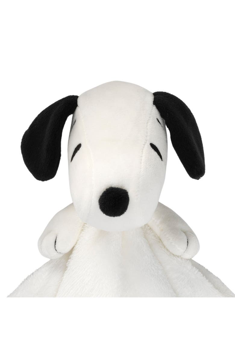 Lambs & Ivy Snoopy Plush Security Blanket/Lovey & Door Pillow Gift Set, Alternate, color, White