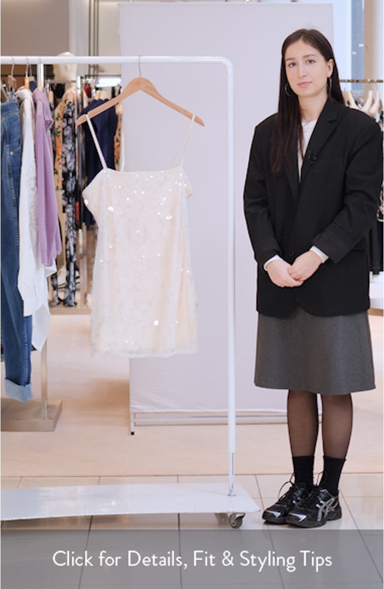 Ibiza Sequin Minidress, sales video thumbnail