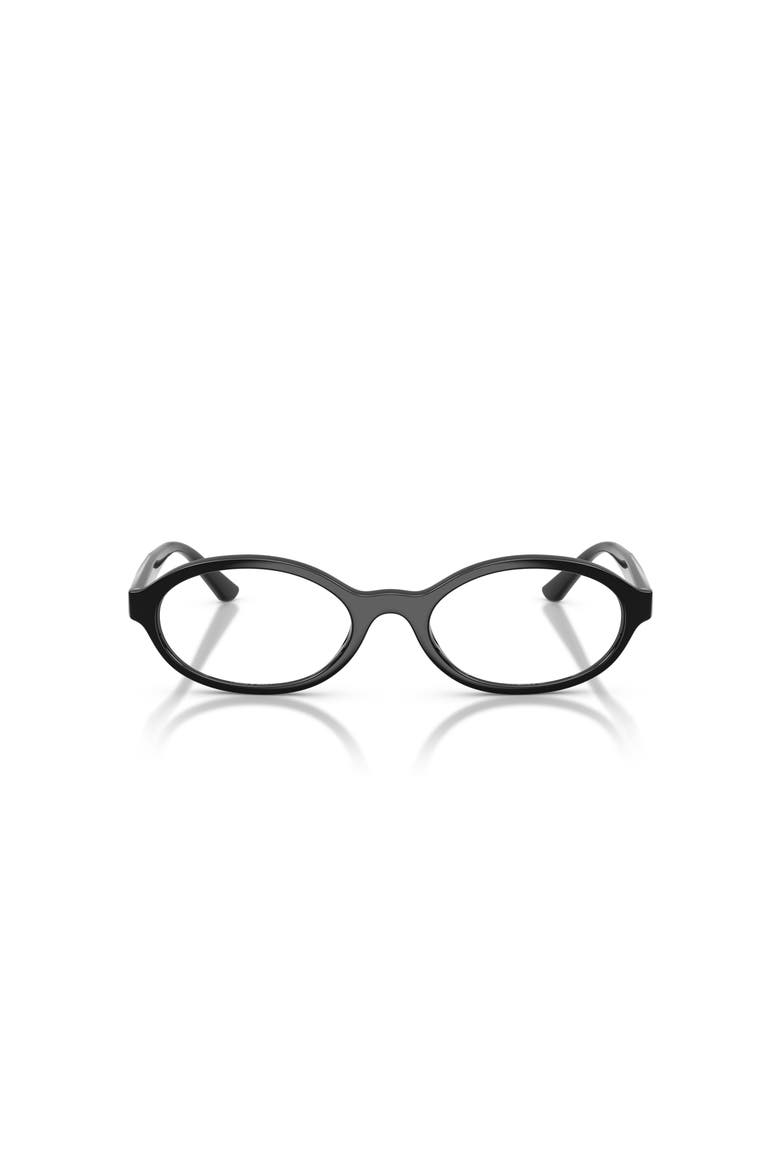 53mm Oval optical glasses, Alternate, color, Black