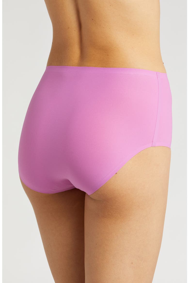 Soft Stretch High Waist Briefs, Alternate, color, ROSEBUD