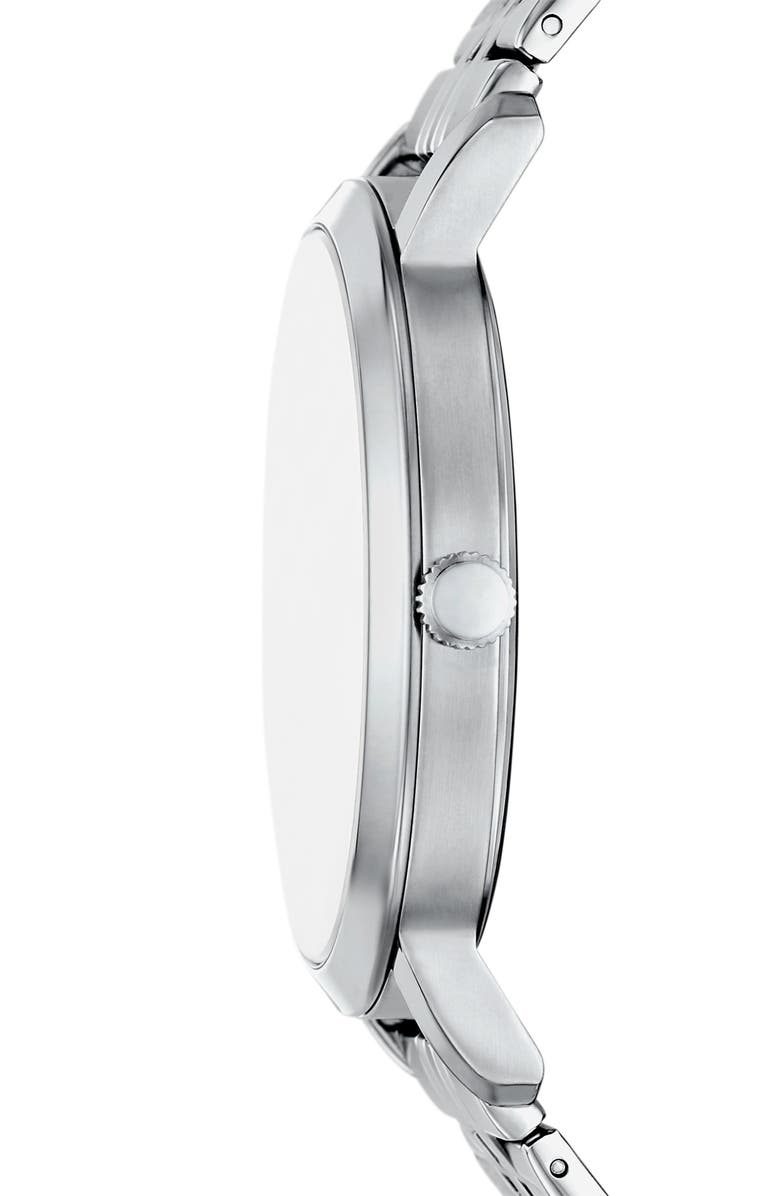 Fossil Luther Three-Hand Interchangeable Strap Gift Set, Alternate, color, Silver