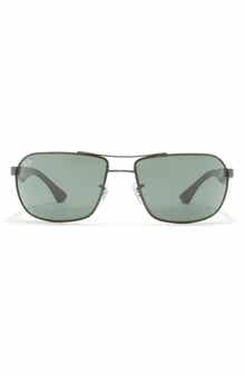 Ray-Ban 62mm Square Pilot Sunglasses