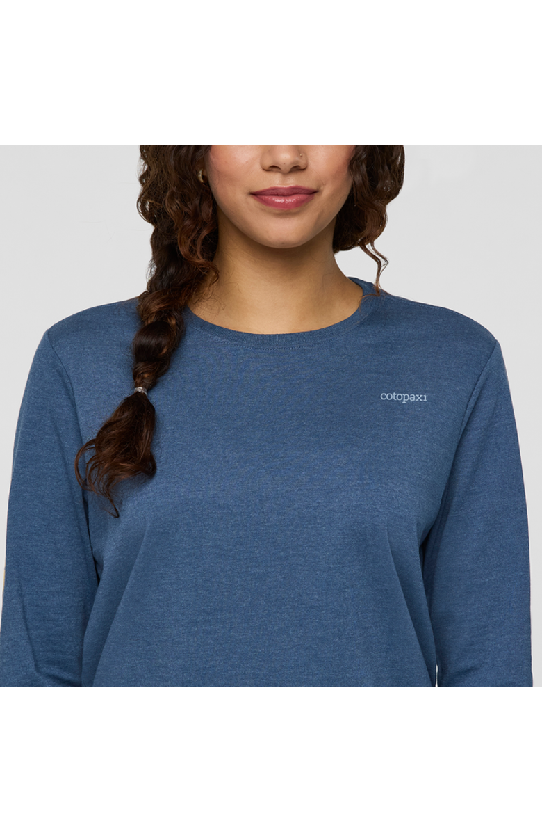Cotopaxi Sky To Sea Long-Sleeve T-Shirt - Women's, Alternate, color, Deep Sea