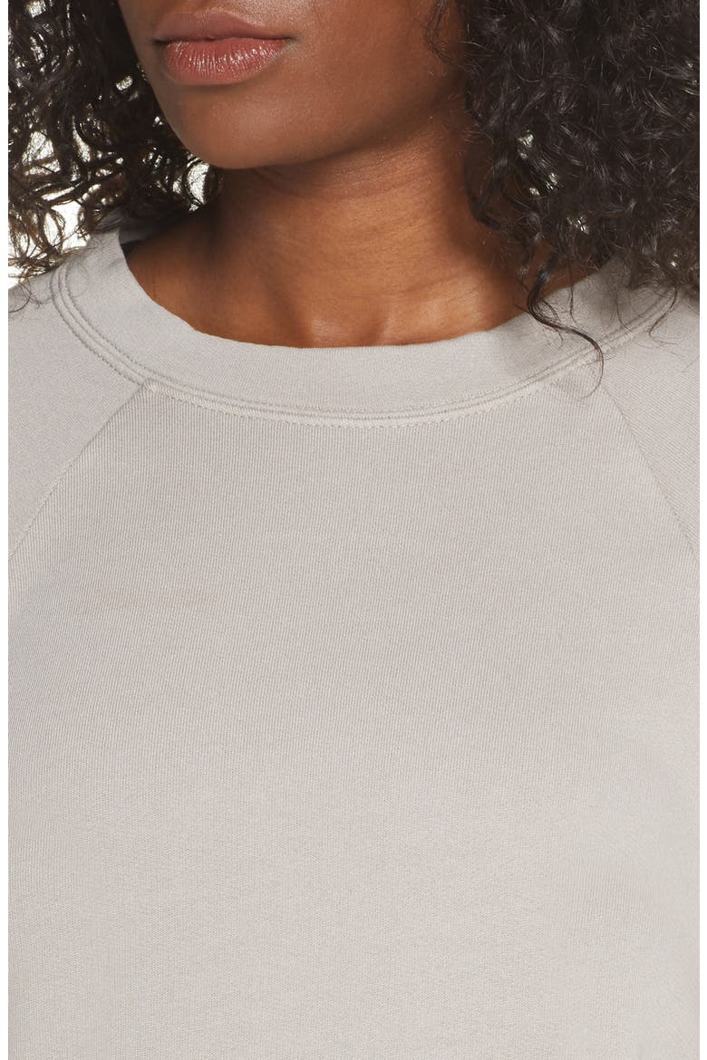 Jamie Crewneck Sweatshirt, Alternate, color, GREY PORPOISE