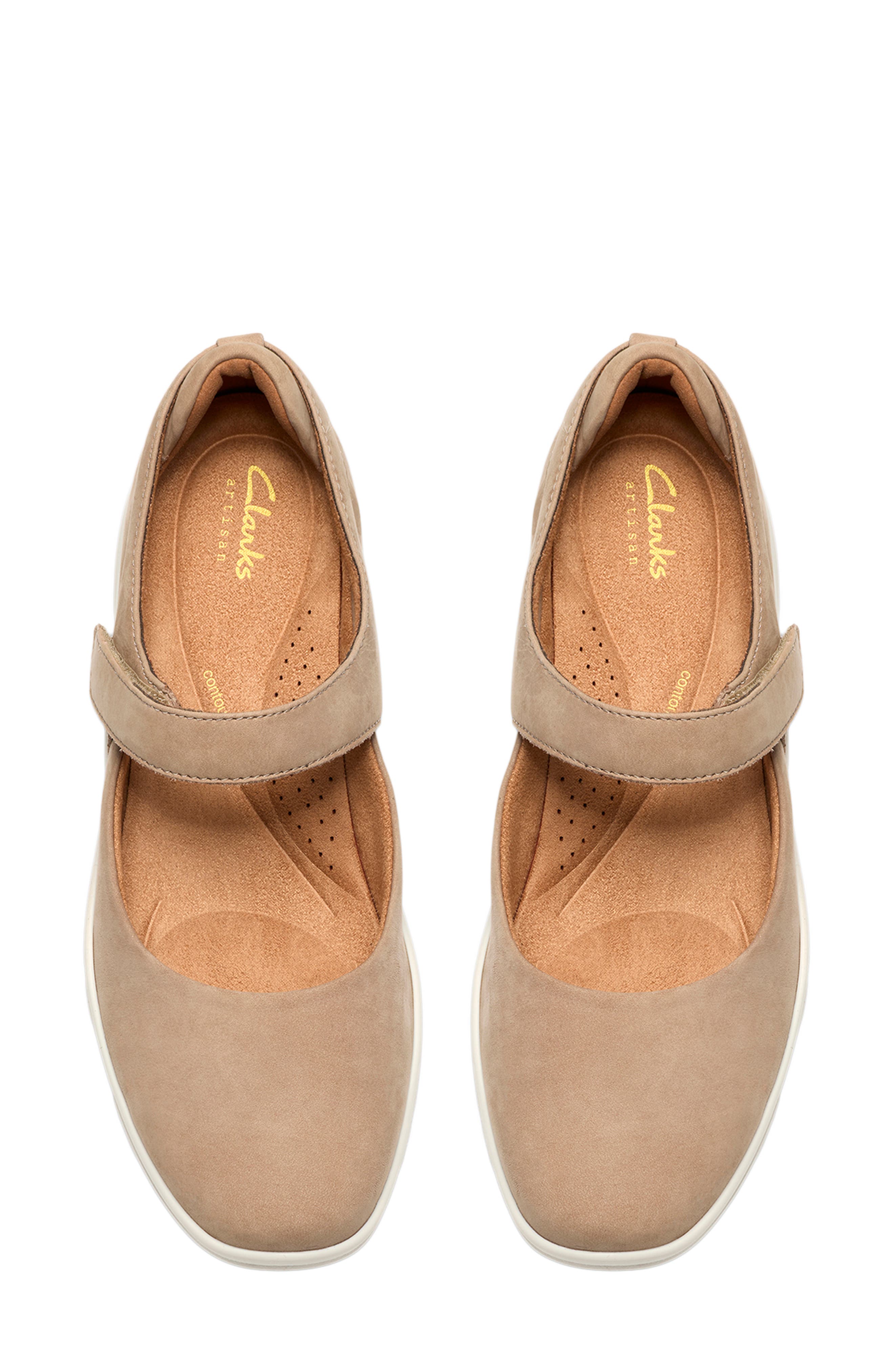 Lynell Mary Jane Flat, Alternate, color, TAUPE NUBUCK