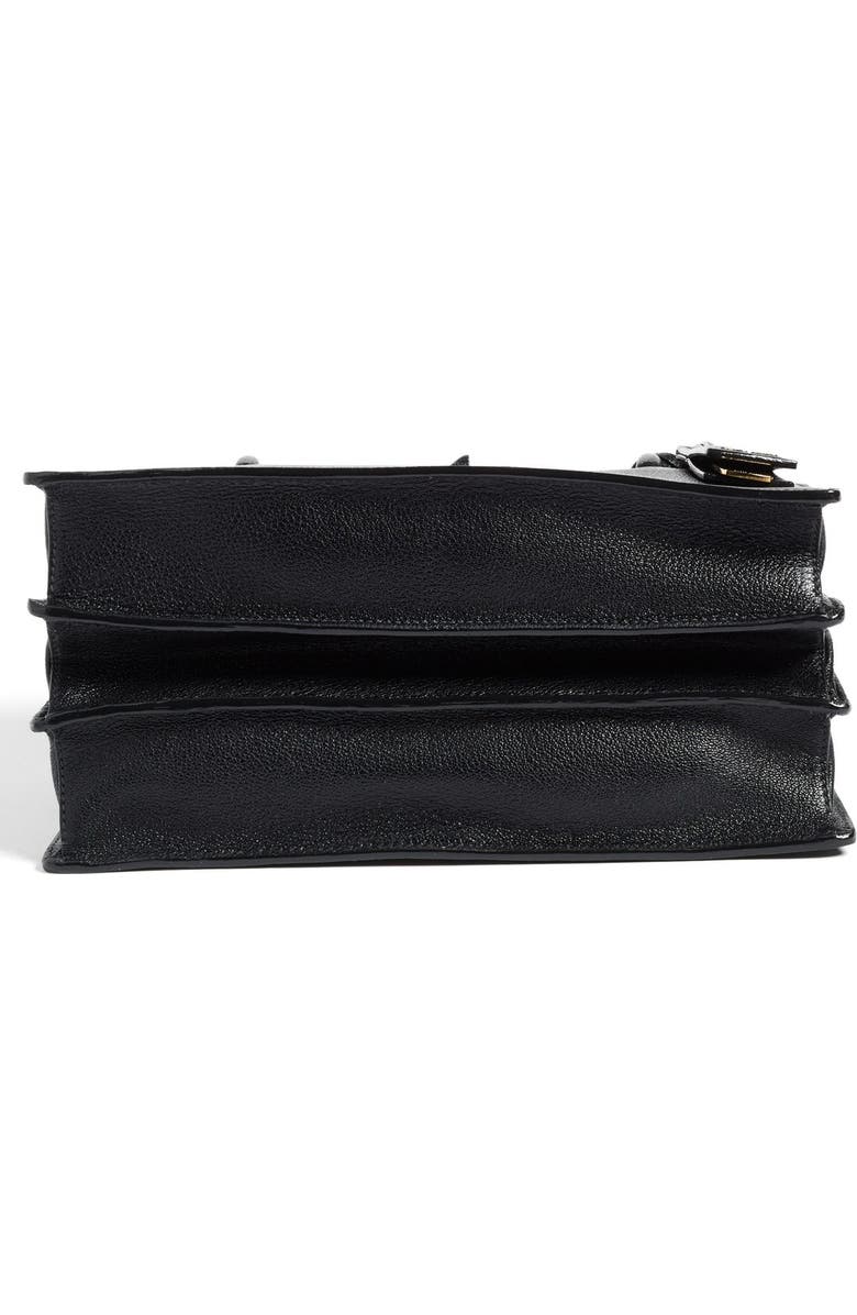 Miu Miu 'Small Madras' Goatskin Leather Satchel, Alternate, color,