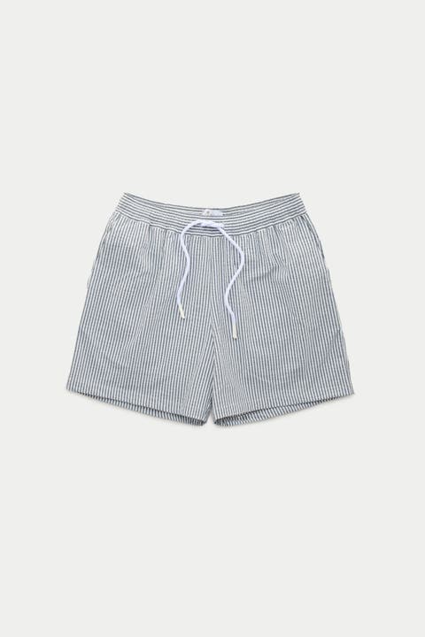 Swim Shorts Seersucker 7inch Inseam