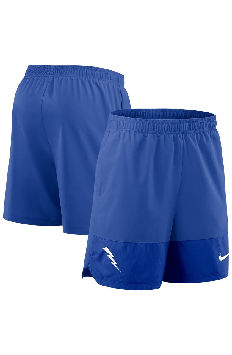 Nike Men's Nike Royal Air Force Falcons 2025 Sideline Performance Shorts, Main, color, Royal