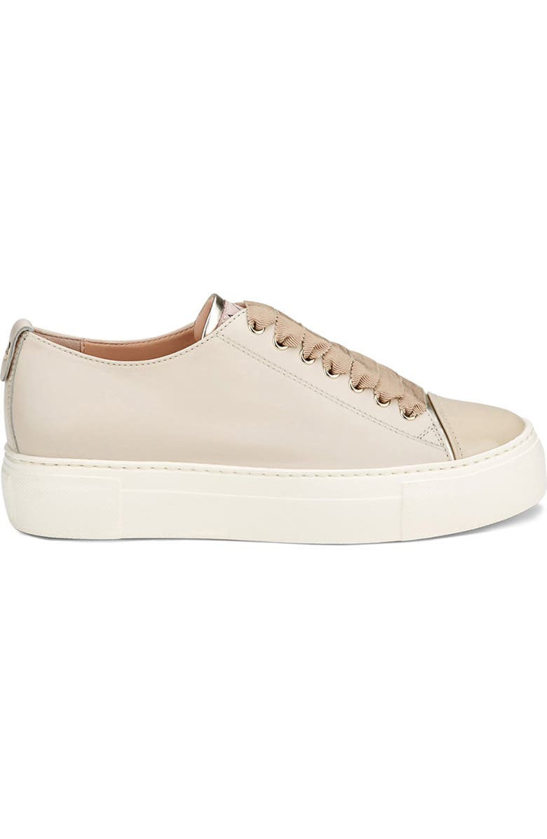 AGL Mollie Platform Sneaker, Alternate, color, Talc-Suga-Sand-Milk