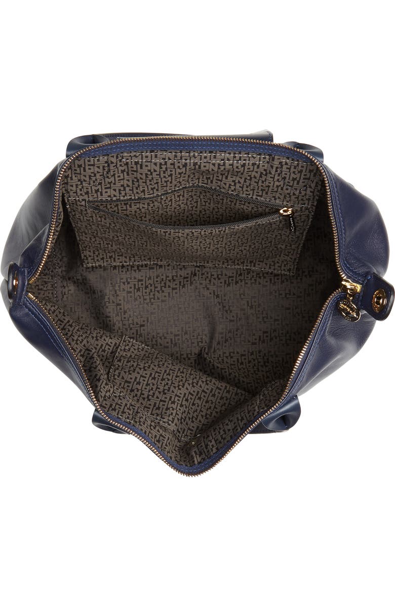 Longchamp Le Pliage Cuir Lambskin Leather Tote, Alternate, color,