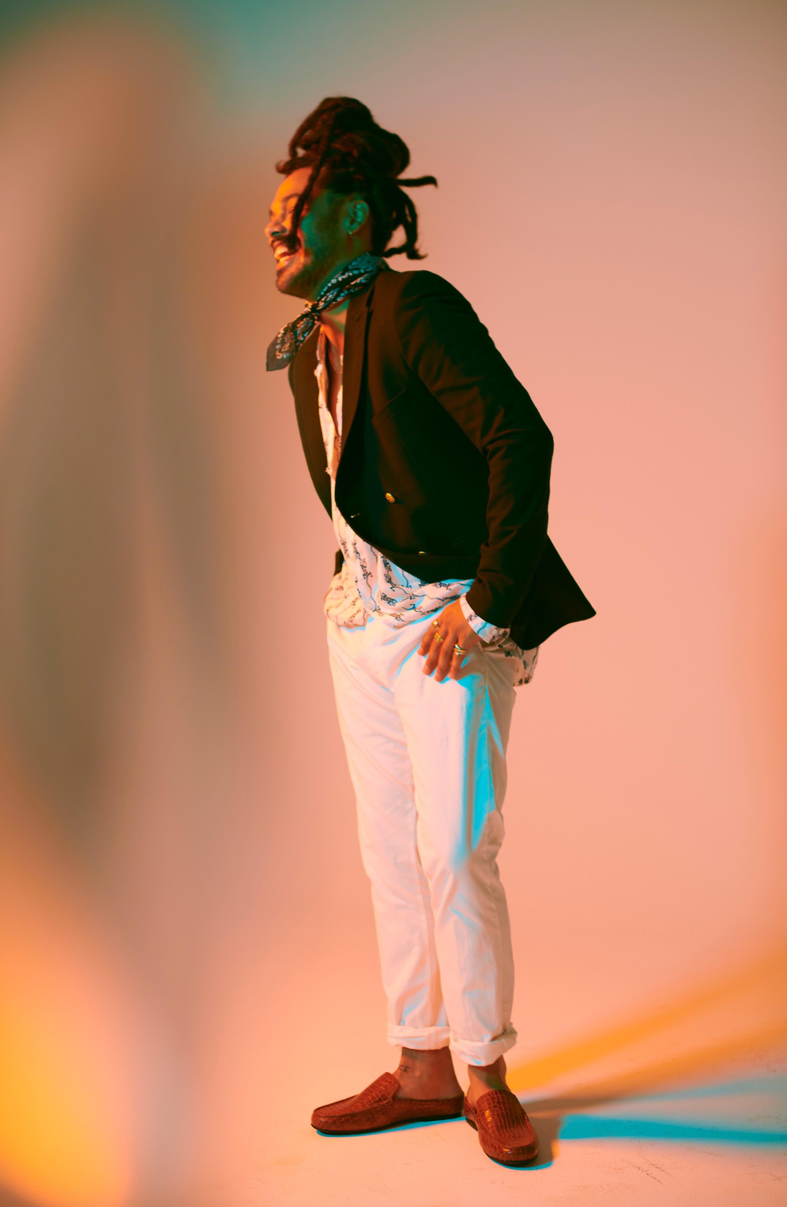 CARLOS SANTANA Hades Croc Embossed Leather Mule, Alternate, color, Tan