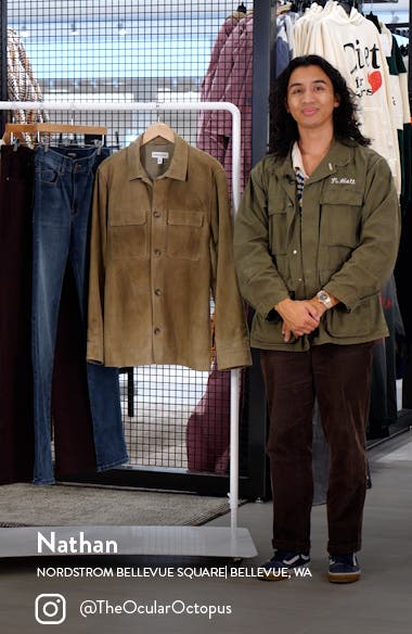 YOKE SUEDE OUT-OFF SHIRTS JACKET(YK21SS0215B) style.2021.4