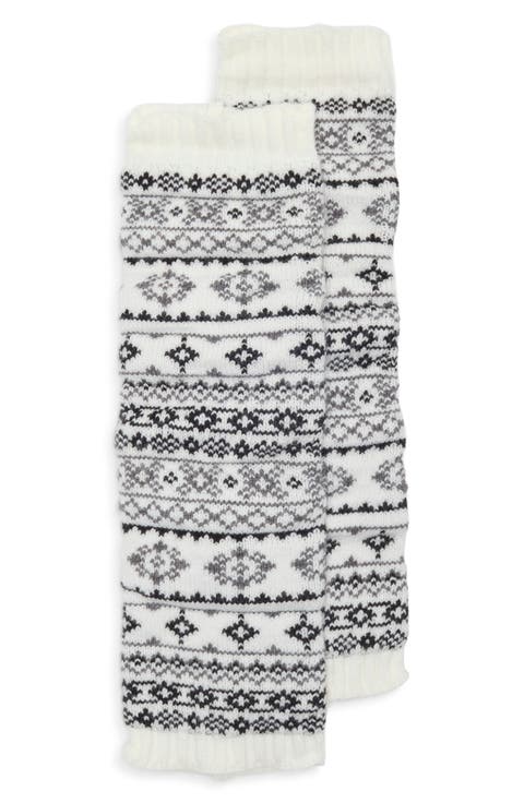 Fair Isle Leg Warmers