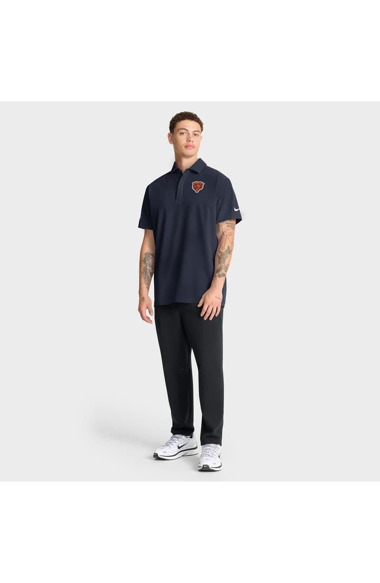 Nike Men's Nike Navy Chicago Bears Sideline City Pride Woven Performance Polo, Alternate, color, Navy