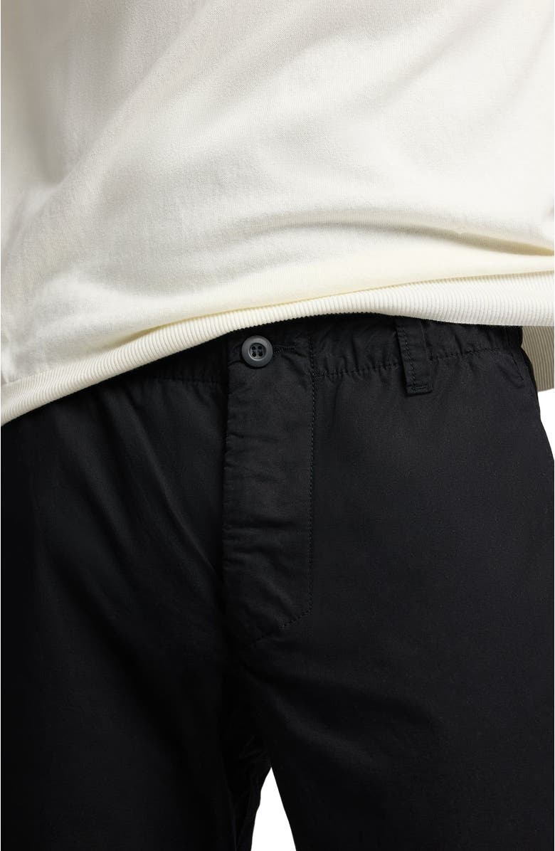 Onia Poplin Traveler Pant, Alternate, color, Black