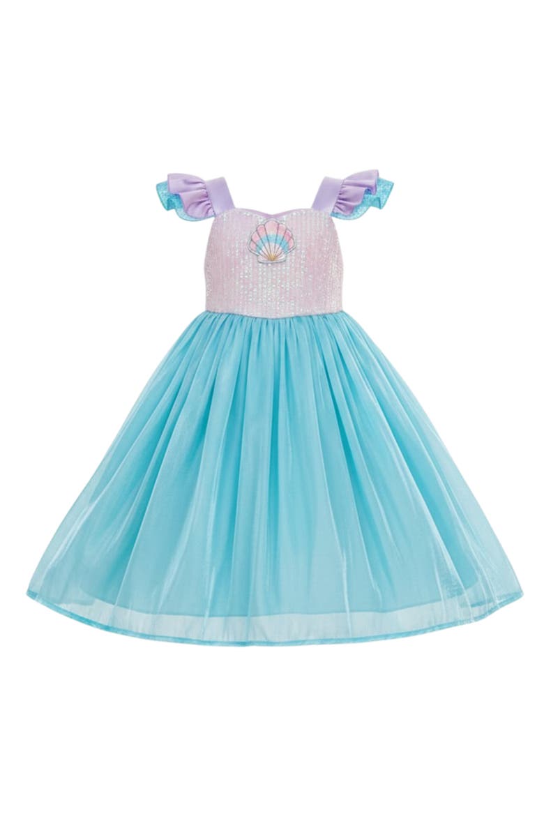 Mermaid Magic Party Dress, Main, color, Blue