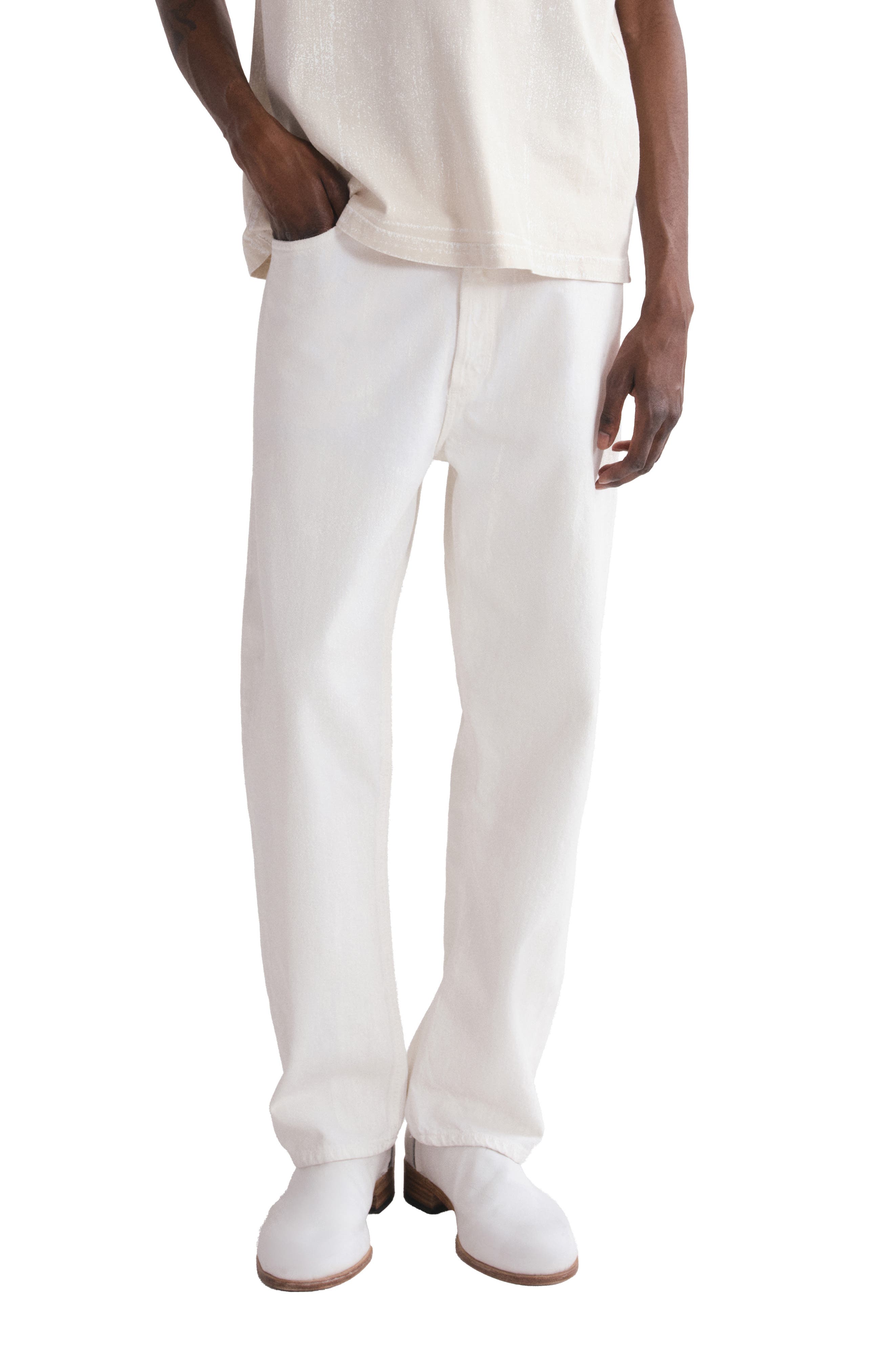 '90s Mid Rise Relaxed Straight Leg Jeans