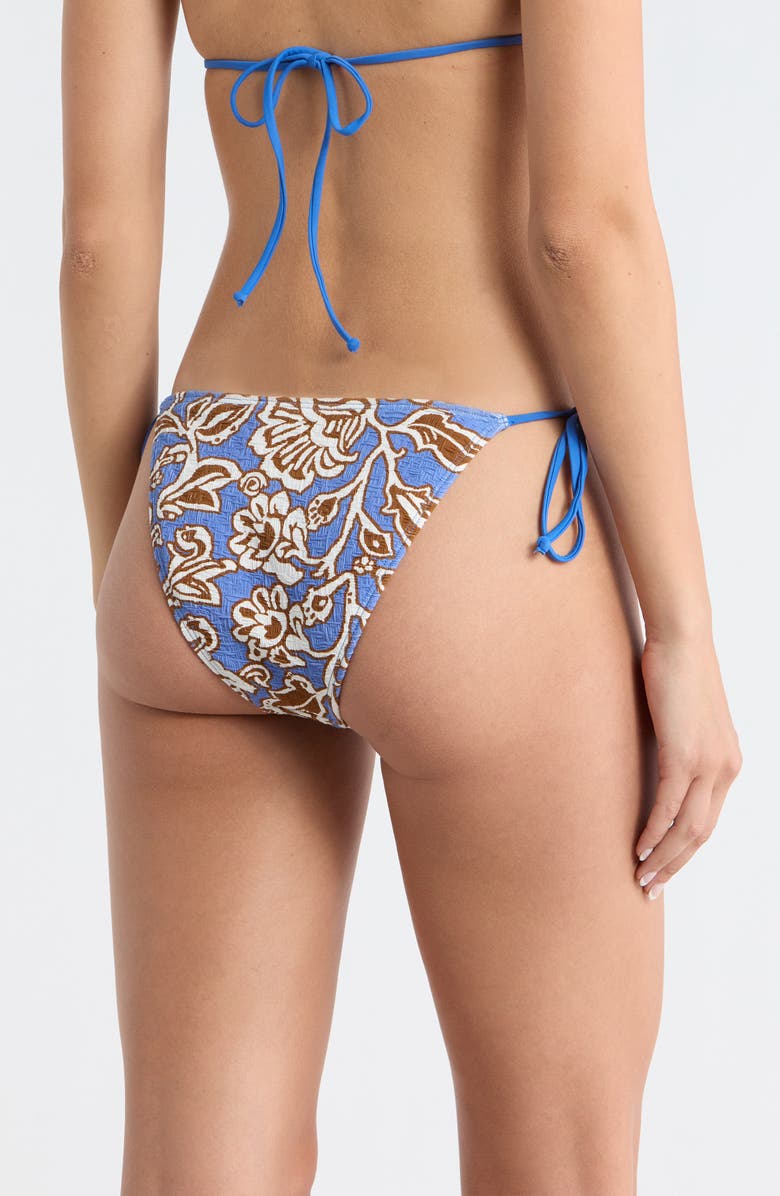 free-est by Free People Mika Side Tie Bikini Bottoms, Alternate, color, Moonlit Oasis
