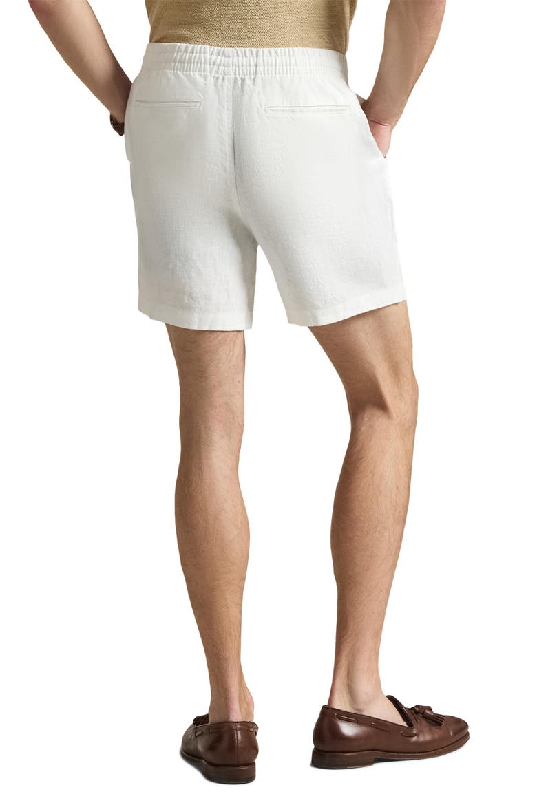 Prepster Linen Shorts, Alternate, color, WHITE