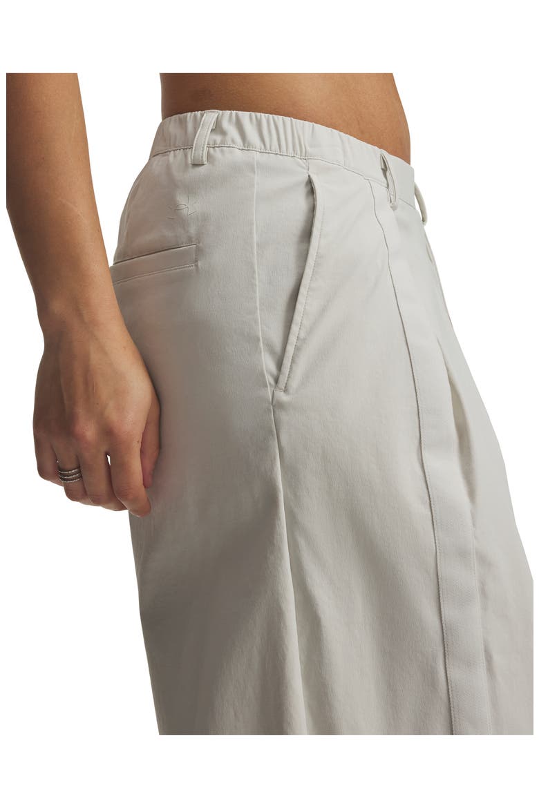 Unstoppable Water Resistant Pleated Pants, Alternate, color, SUMMIT WHITE / / SUMMIT WHITE