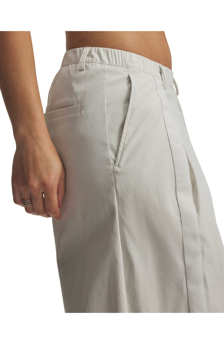 Under Armour Unstoppable Water Resistant Pleated Pants, Alternate, color, Summit White / / Summit White