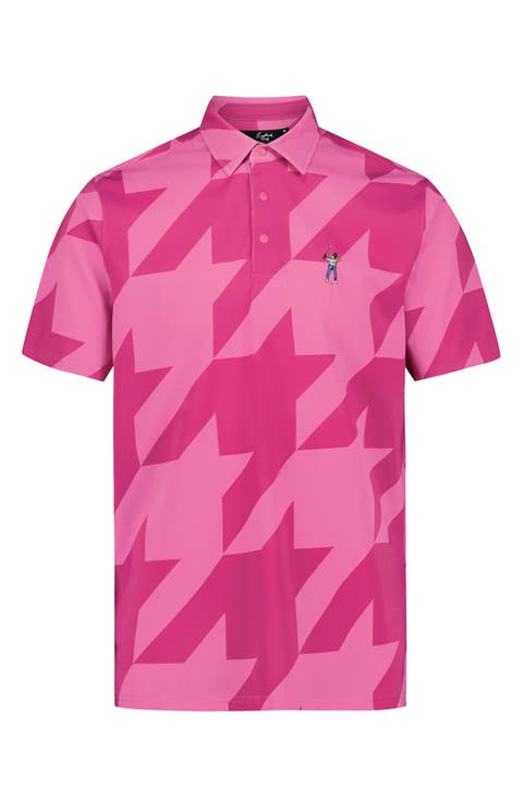 Houndstooth Performance Polo