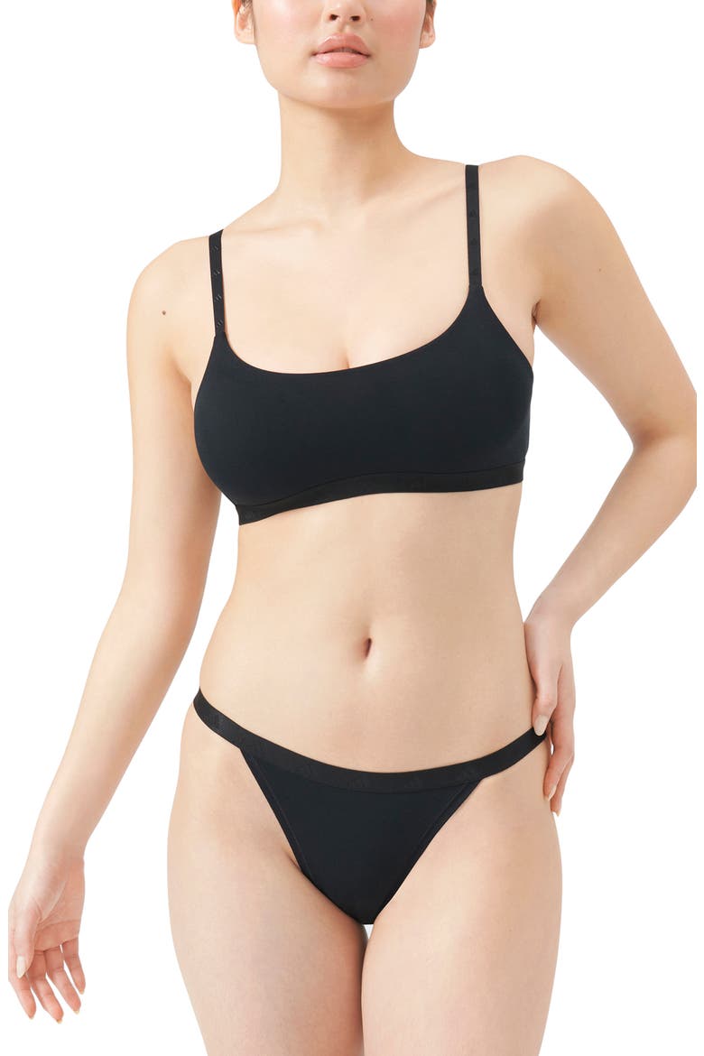 Set of 3 String Bikini Briefs, Alternate, color, BLACK