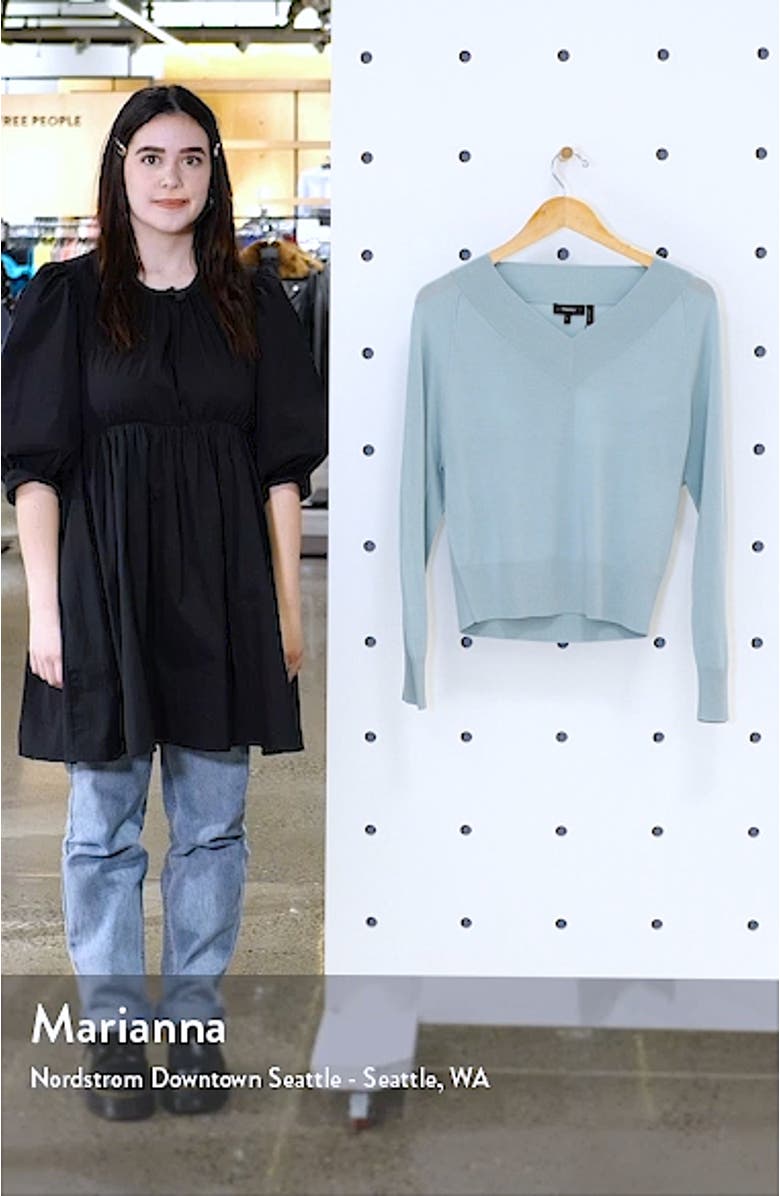 Deep V-Neck Sweater, sales video thumbnail