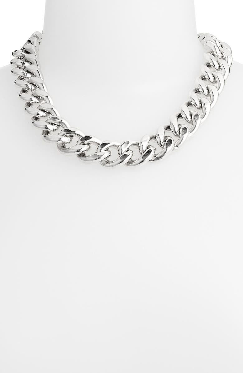 Nordstrom Curb Link Collar Necklace, Main, color, 