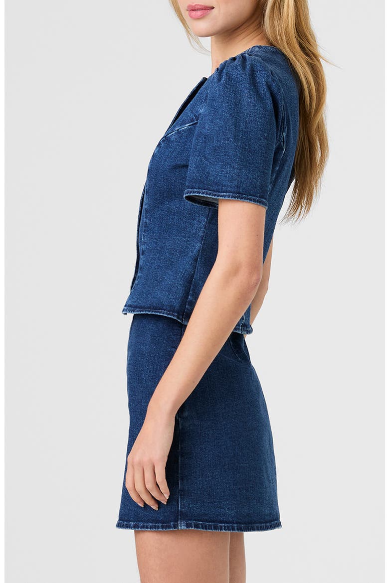Delancey Denim Button-Up Shirt, Alternate, color, DARK WASH INDIGO