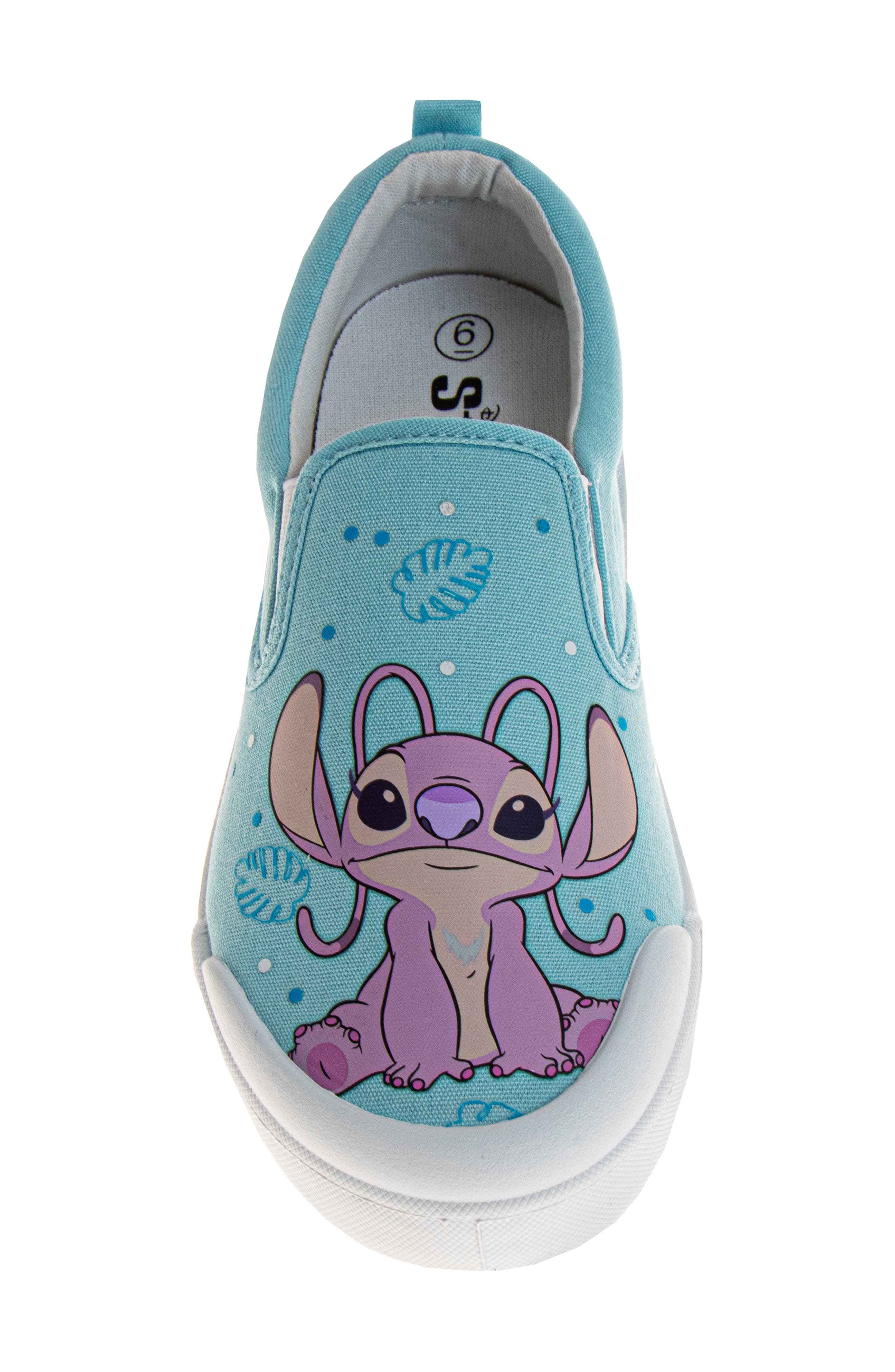 JOSMO Disney<sup>™</sup> Stitch & Angel Slip-On Sneaker, Alternate, color, Blue/ Pink