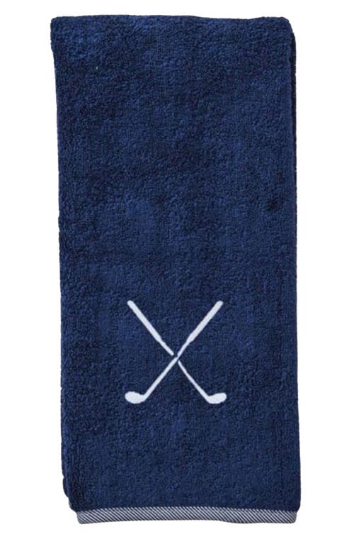Weezie Golf Club Organic Cotton Terry Towel In Blue