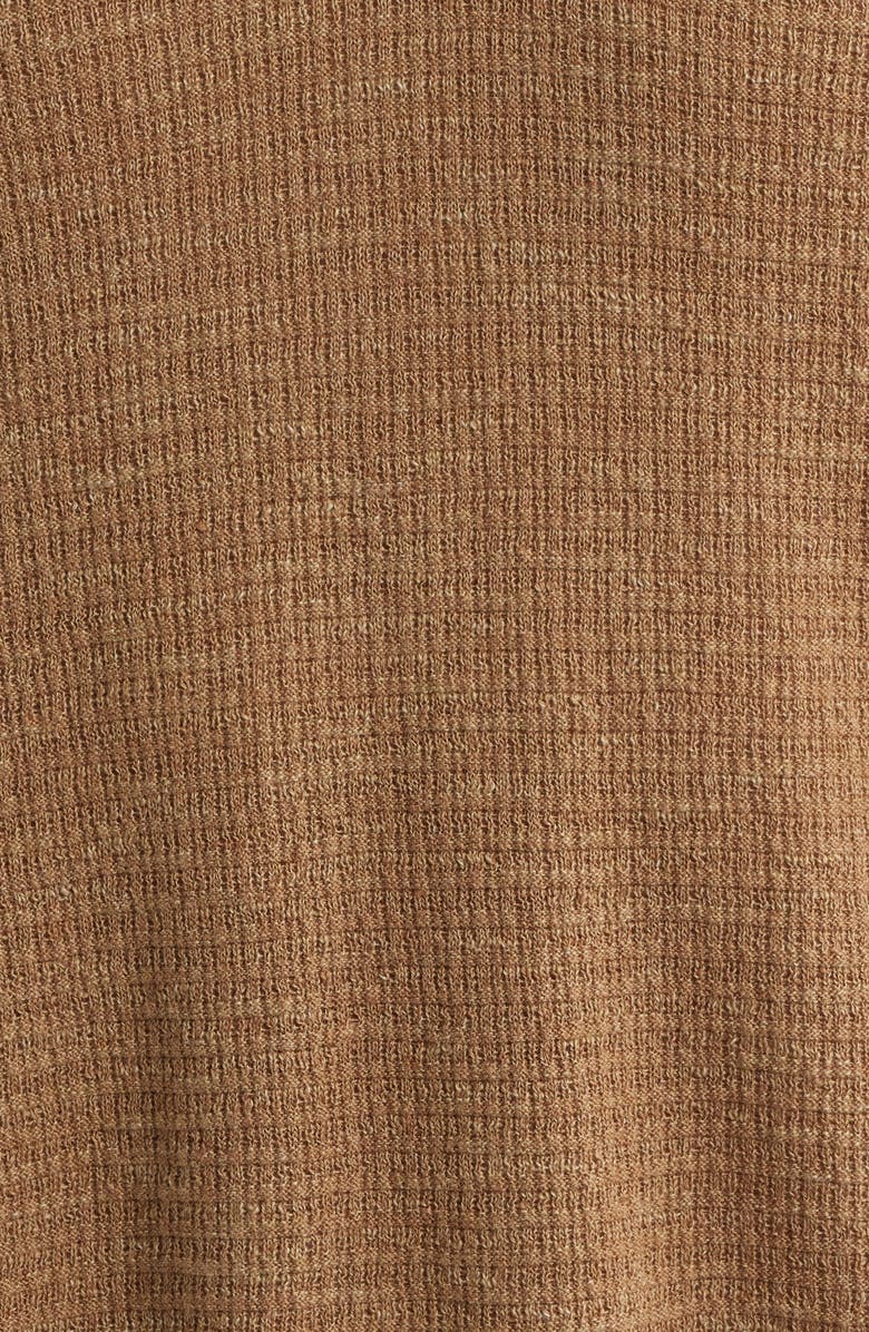 Theory Brenan Linen Blend Polo, Alternate, color, Fresh Khaki